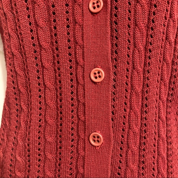 Act III Pointelle Knit Cardigan - Picture 2 of 12